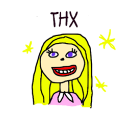 rakugaki de american 2 : scribbling sticker #7433333