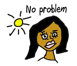 rakugaki de american 2 : scribbling sticker #7433344