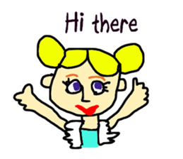 rakugaki de american 2 : scribbling sticker #7433350