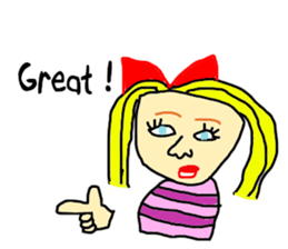 rakugaki de american 2 : scribbling sticker #7433362