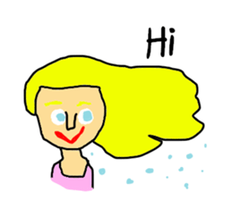 rakugaki de american 2 : scribbling sticker #7433364