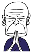 funky old man sticker #7433463