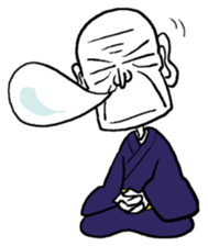 funky old man sticker #7433466