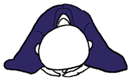 funky old man sticker #7433470