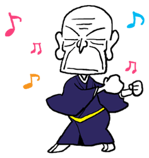 funky old man sticker #7433472