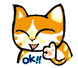 my fat cat family Fat. sticker #7433853