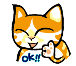 my fat cat family Fat. sticker #7433853