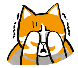 my fat cat family Fat. sticker #7433857