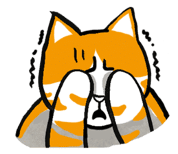 my fat cat family Fat. sticker #7433857