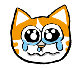 my fat cat family Fat. sticker #7433863