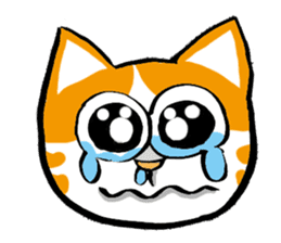 my fat cat family Fat. sticker #7433863