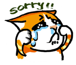 my fat cat family Fat. sticker #7433872