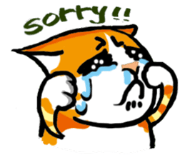 my fat cat family Fat. sticker #7433872