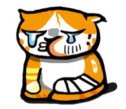 my fat cat family Fat. sticker #7433879