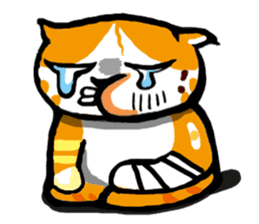 my fat cat family Fat. sticker #7433879