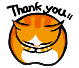 my fat cat family Fat. sticker #7433882