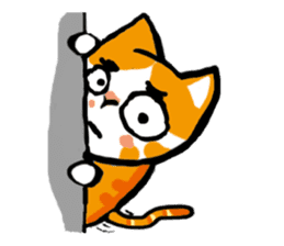 my fat cat family Fat. sticker #7433886