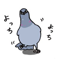powerful Pigeon sticker #7434332