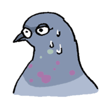 powerful Pigeon sticker #7434342
