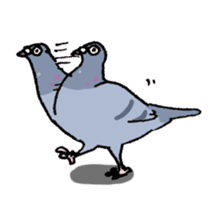 powerful Pigeon sticker #7434351