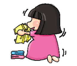 maternity happy life sticker #7434733
