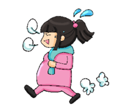 maternity happy life sticker #7434765