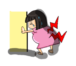maternity happy life sticker #7434767