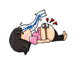 maternity happy life sticker #7434771