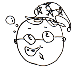 A Man Wearing Glasses 2. sticker #7434899