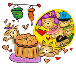 Rossy the family bears II sticker #7434979