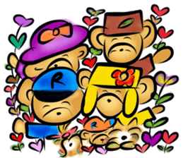 Rossy the family bears II sticker #7435011