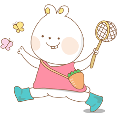 Chubby rabbit & carrot