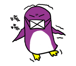 Penguin Purple's life sticker #7435378