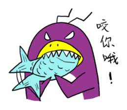 Penguin Purple's life sticker #7435381