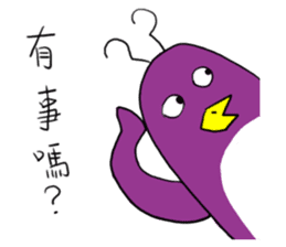 Penguin Purple's life sticker #7435388