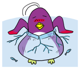Penguin Purple's life sticker #7435392