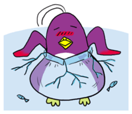 Penguin Purple's life sticker #7435392