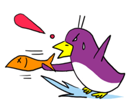 Penguin Purple's life sticker #7435393
