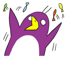Penguin Purple's life sticker #7435394