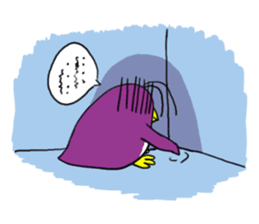 Penguin Purple's life sticker #7435395