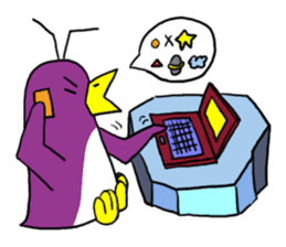 Penguin Purple's life sticker #7435401