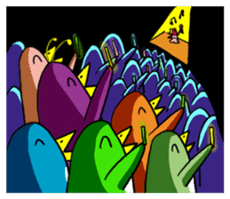 Penguin Purple's life sticker #7435404