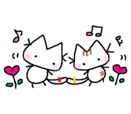 Kitten of a pretty heart (English ver.2) sticker #7435412