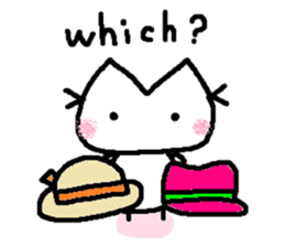 Kitten of a pretty heart (English ver.2) sticker #7435417