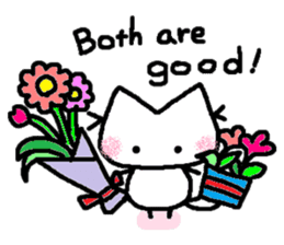 Kitten of a pretty heart (English ver.2) sticker #7435418