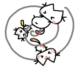 Kitten of a pretty heart (English ver.2) sticker #7435421