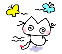 Kitten of a pretty heart (English ver.2) sticker #7435429