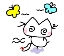 Kitten of a pretty heart (English ver.2) sticker #7435429