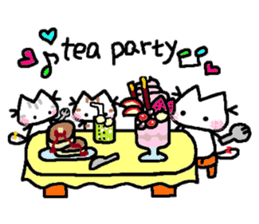 Kitten of a pretty heart (English ver.2) sticker #7435437