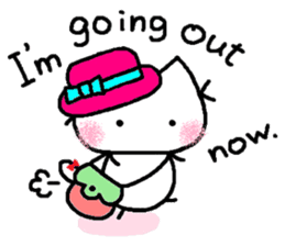 Kitten of a pretty heart (English ver.2) sticker #7435439